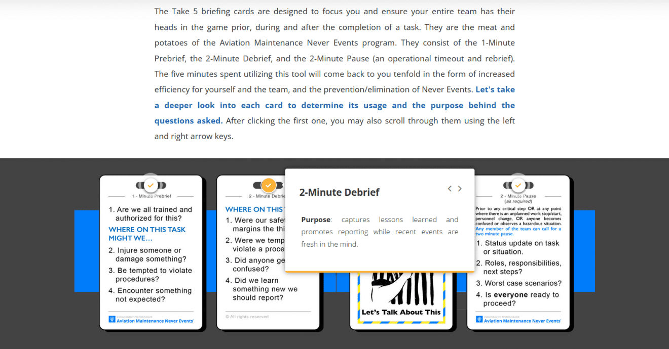 Intro to the Aviation Maintenance Never Events® » Convergent Performance