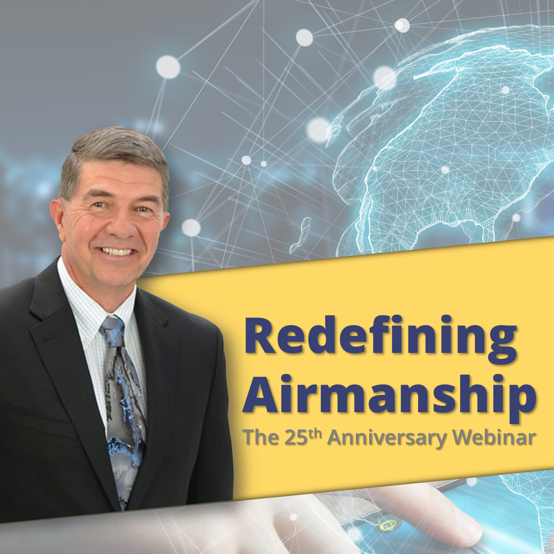 Redefining Airmanship 25th Anniversary Webinar Cover SQ